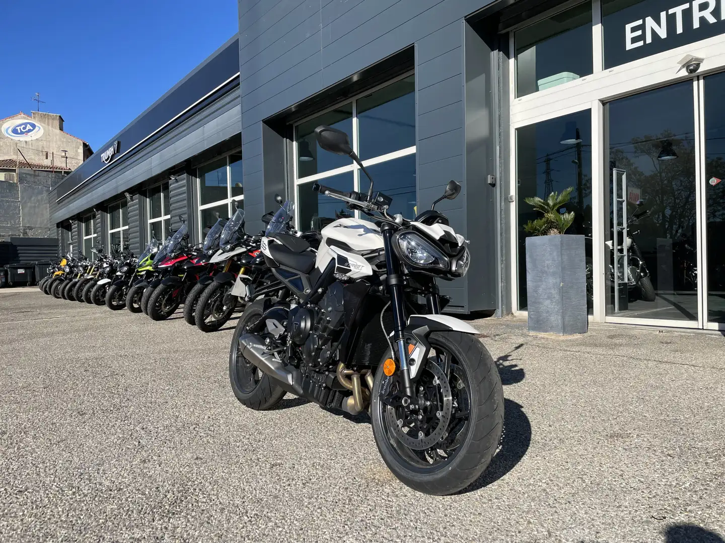 Triumph Street Triple 765 Blanc - 2
