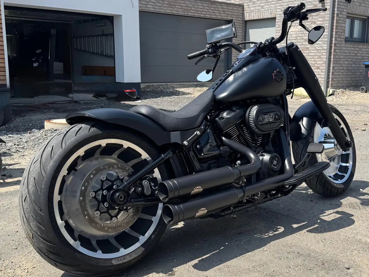 Harley-Davidson Fat Boy FLFBS114 Чорний - 1