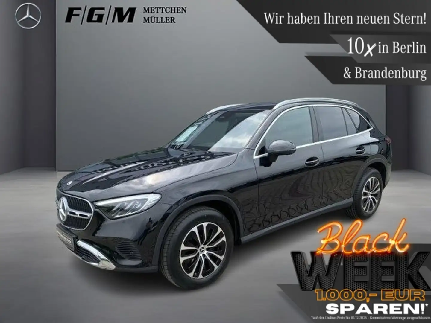 Mercedes-Benz GLC 220 d Avantgarde 360/LED/Memory/Totwinkelass. Schwarz - 1