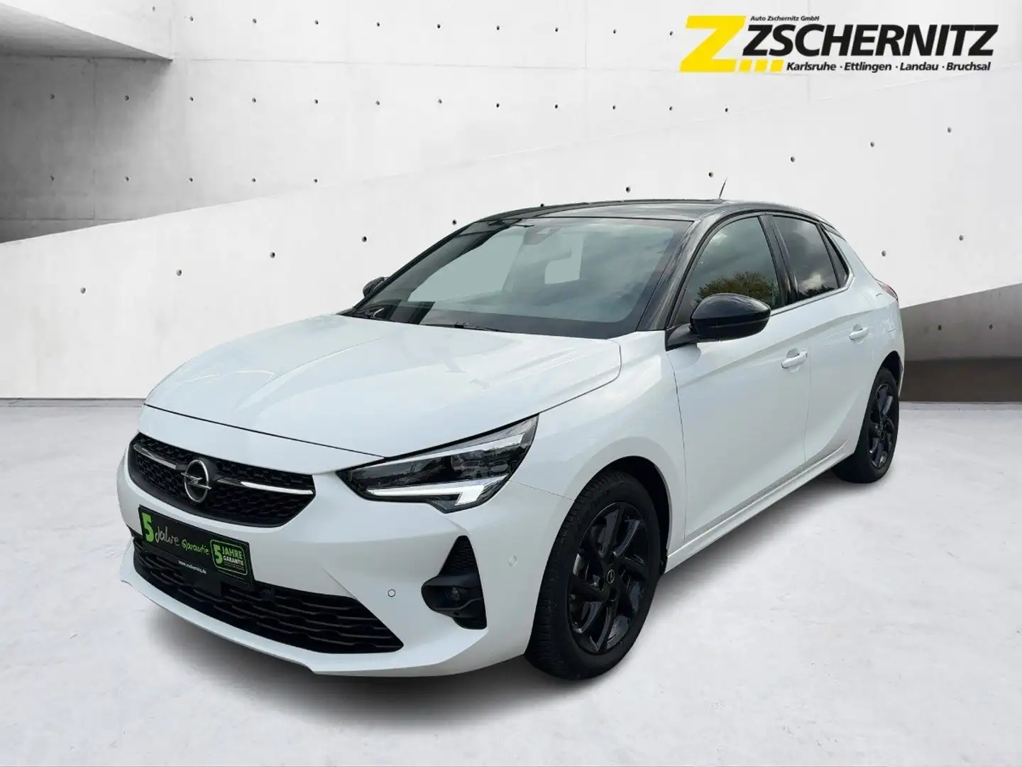 Opel Corsa F 1.2 Turbo GS ACC+Alcantara+LED+Navi+SHZ Blanc - 1