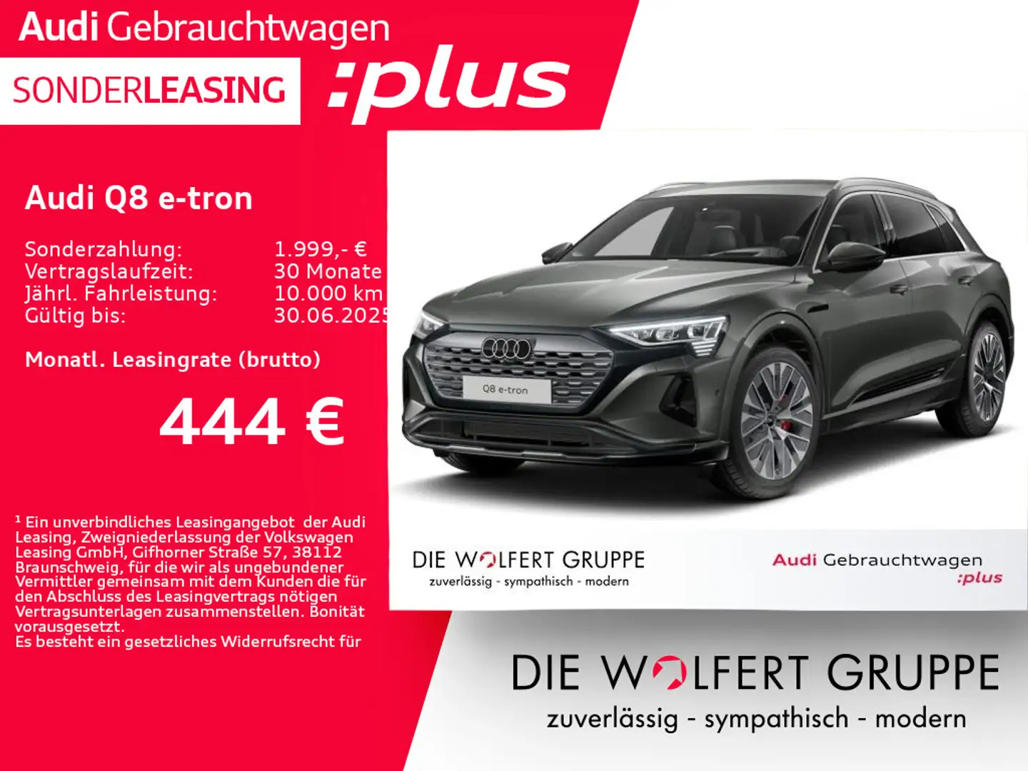 Audi Q8 e-tron advanced 55 quattro ACC*360°*HUD Grijs - 1