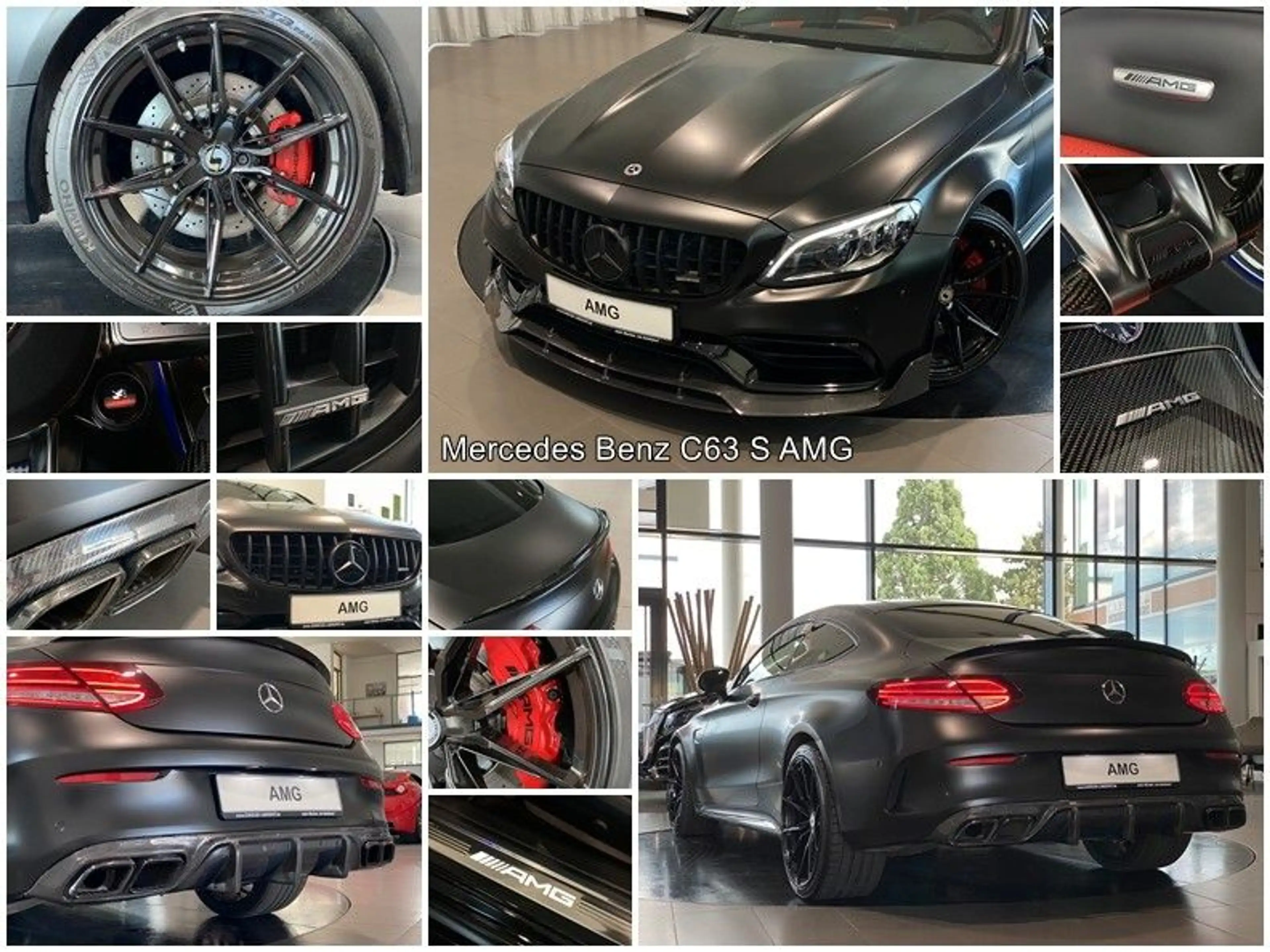 Mercedes-Benz C 63 AMG C 63 S AMG Coupe Performance-Sitze Carbon Sbel — photo 9