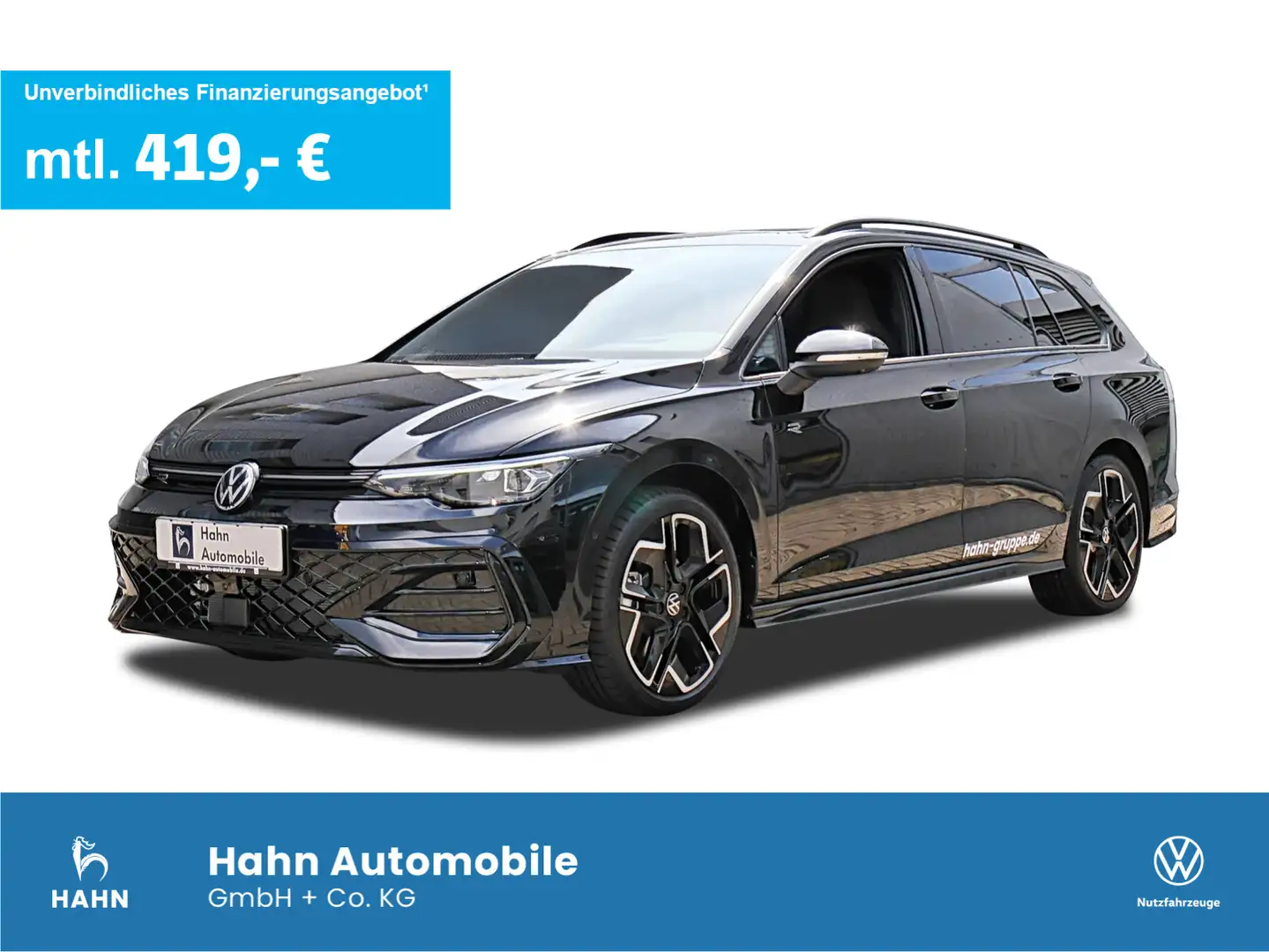 Volkswagen Golf Variant R-Line 1,5 l eTSI OPF 110 kW Standh Schwarz - 1