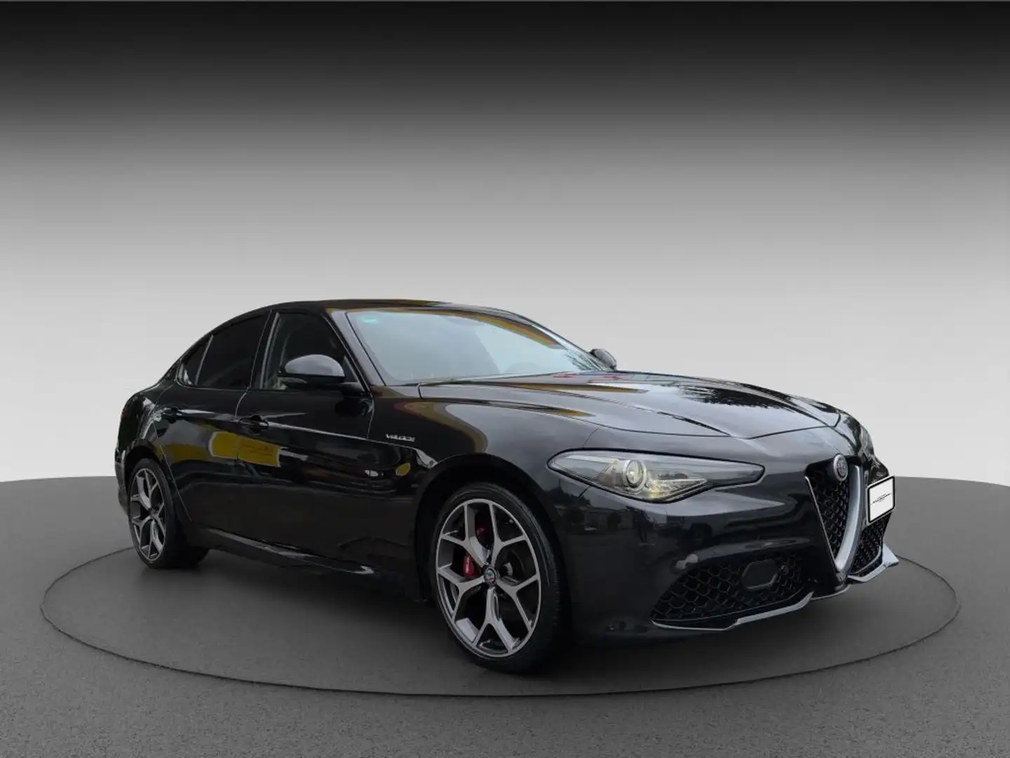 Alfa Romeo Giulia GIULIA VELOCE 280PS AT8-Q4 1. HAND SCHECKHEFT Noir - 2