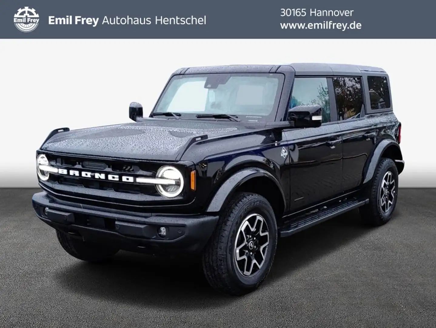 Ford Bronco 2.7 EcoBoost V6 Outer Banks 246 kW, 5-türig Schwarz - 1