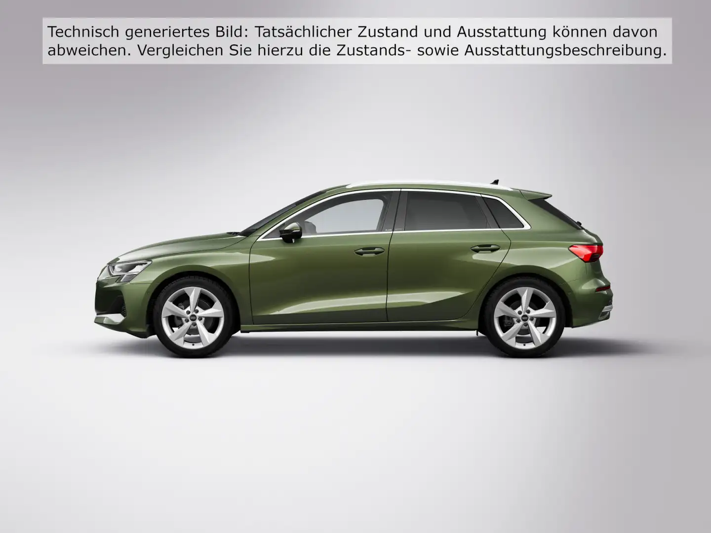 Audi A3 30 TFSI advanced*NAVI-PLUS*KAMERA*L Grün - 2