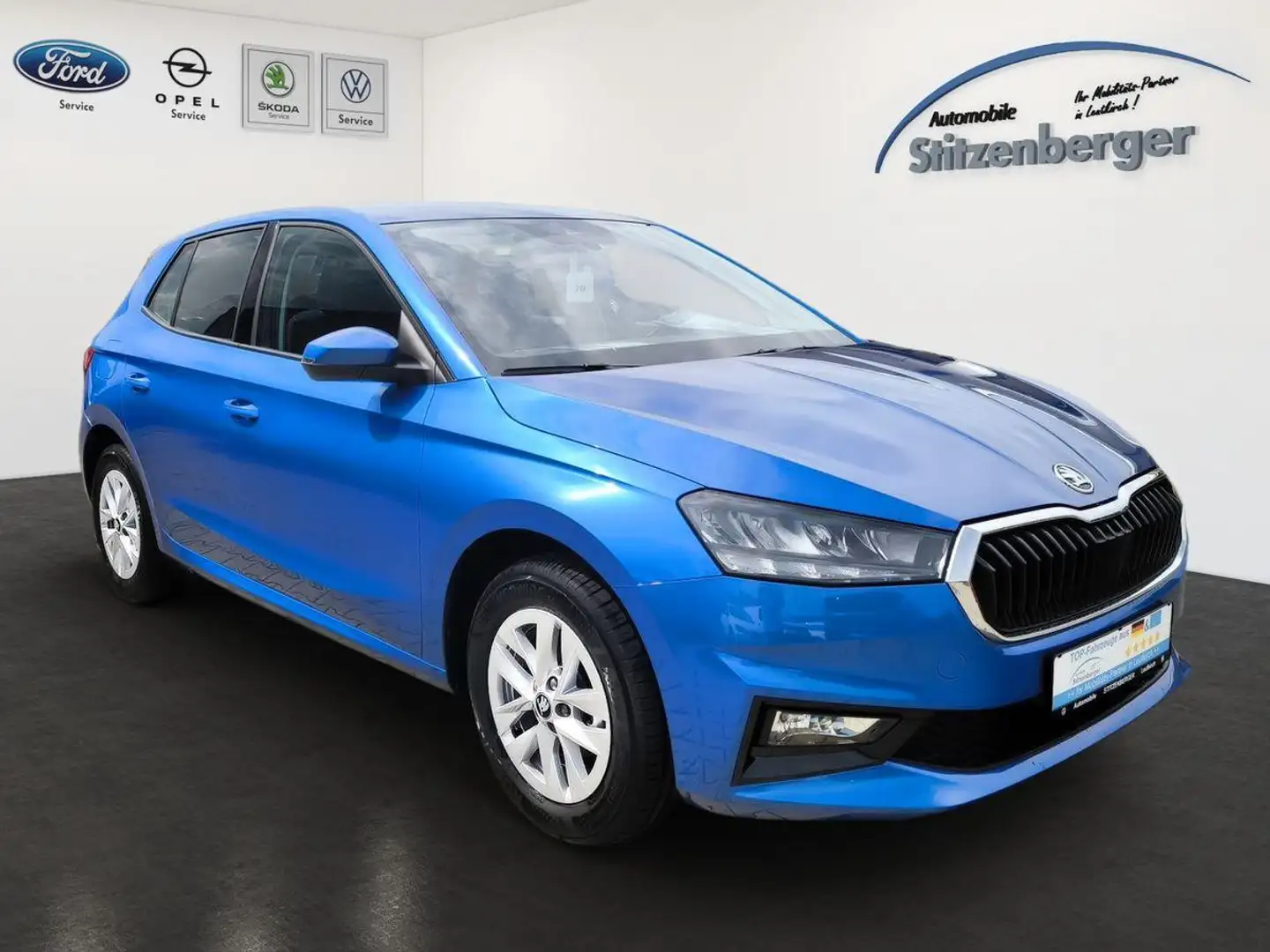 Skoda Fabia Selection 1.0 TSI *Tempomat*RFK*SHZ*LED* Blau - 2