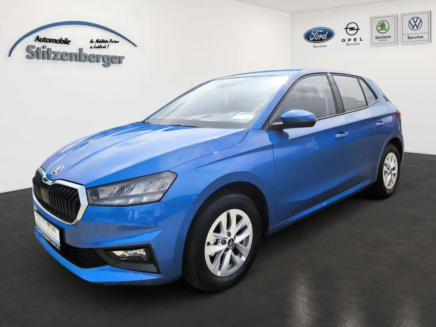 Skoda Fabia Selection 1.0 TSI *Tempomat*RFK*SHZ*LED* Blau - 1