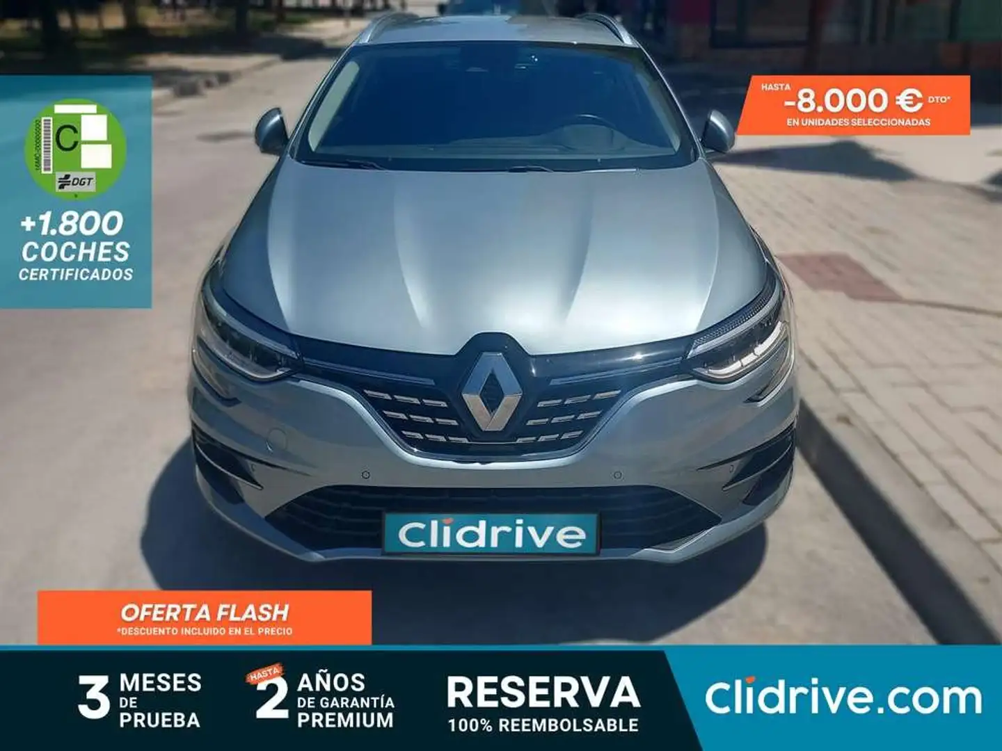 Renault Megane 1.8dCi Blue Zen EDC 110kW Gris - 1
