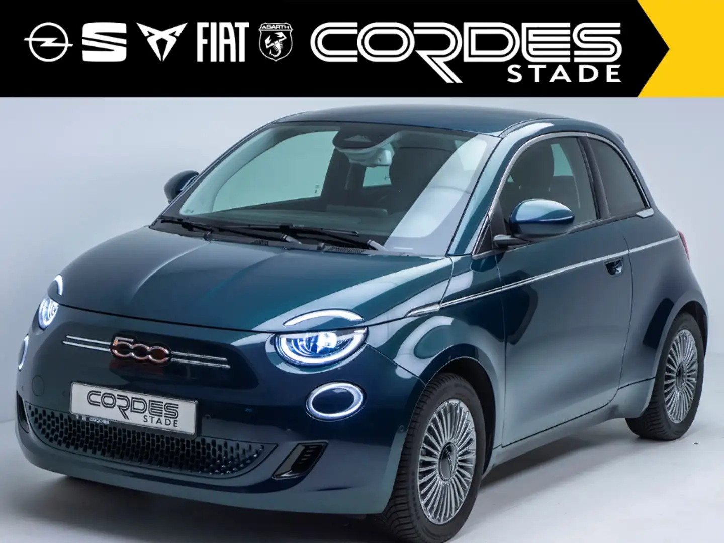 Fiat 500e Kollisionswarner Rückfahrkam. PDCv+h Apple CarPlay Grün - 2