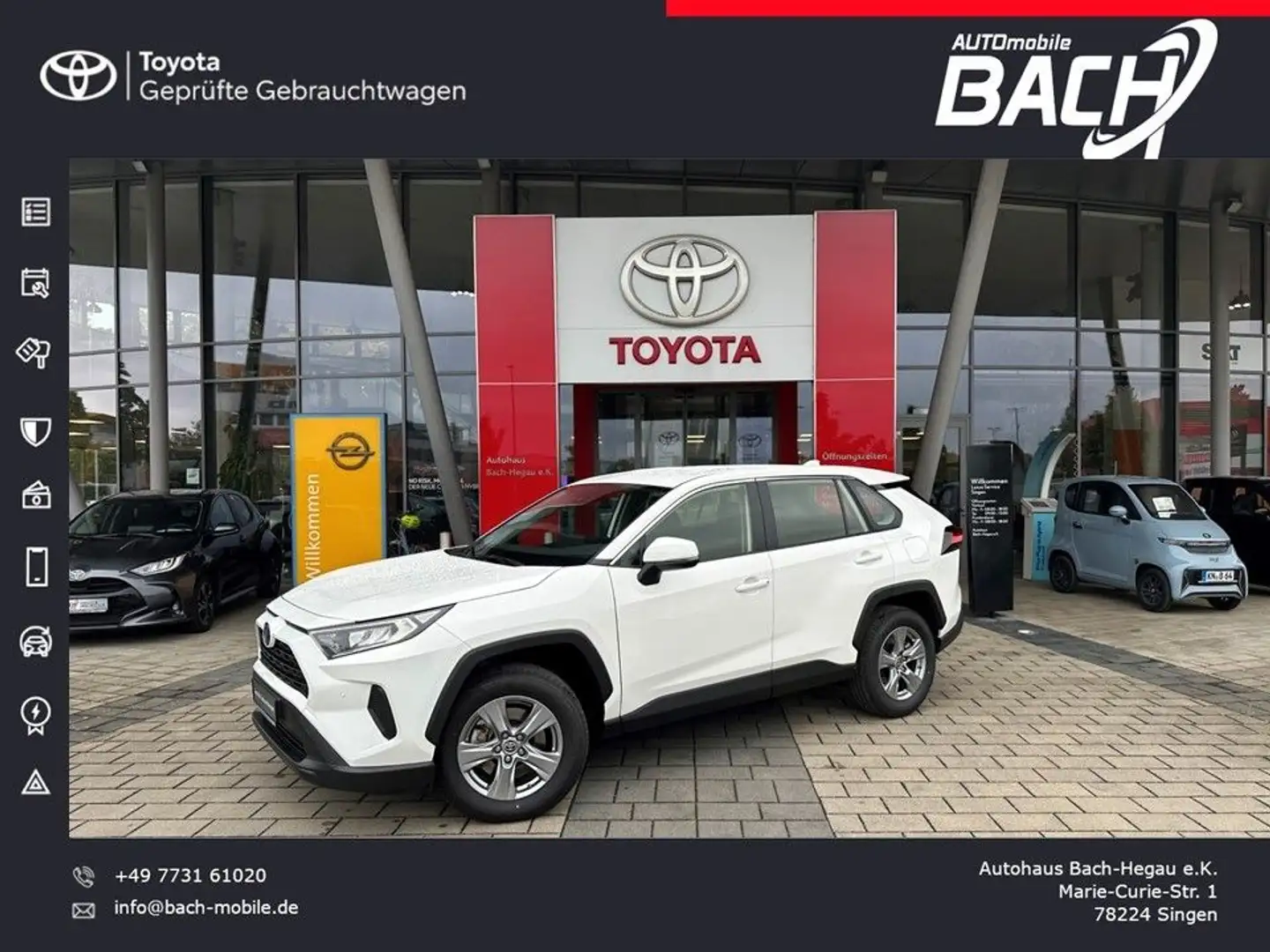 Toyota RAV 4 4 2.5 Hybrid 4x2,NAVI,LED,APPLE CARPLA,KAMERA Weiß - 1