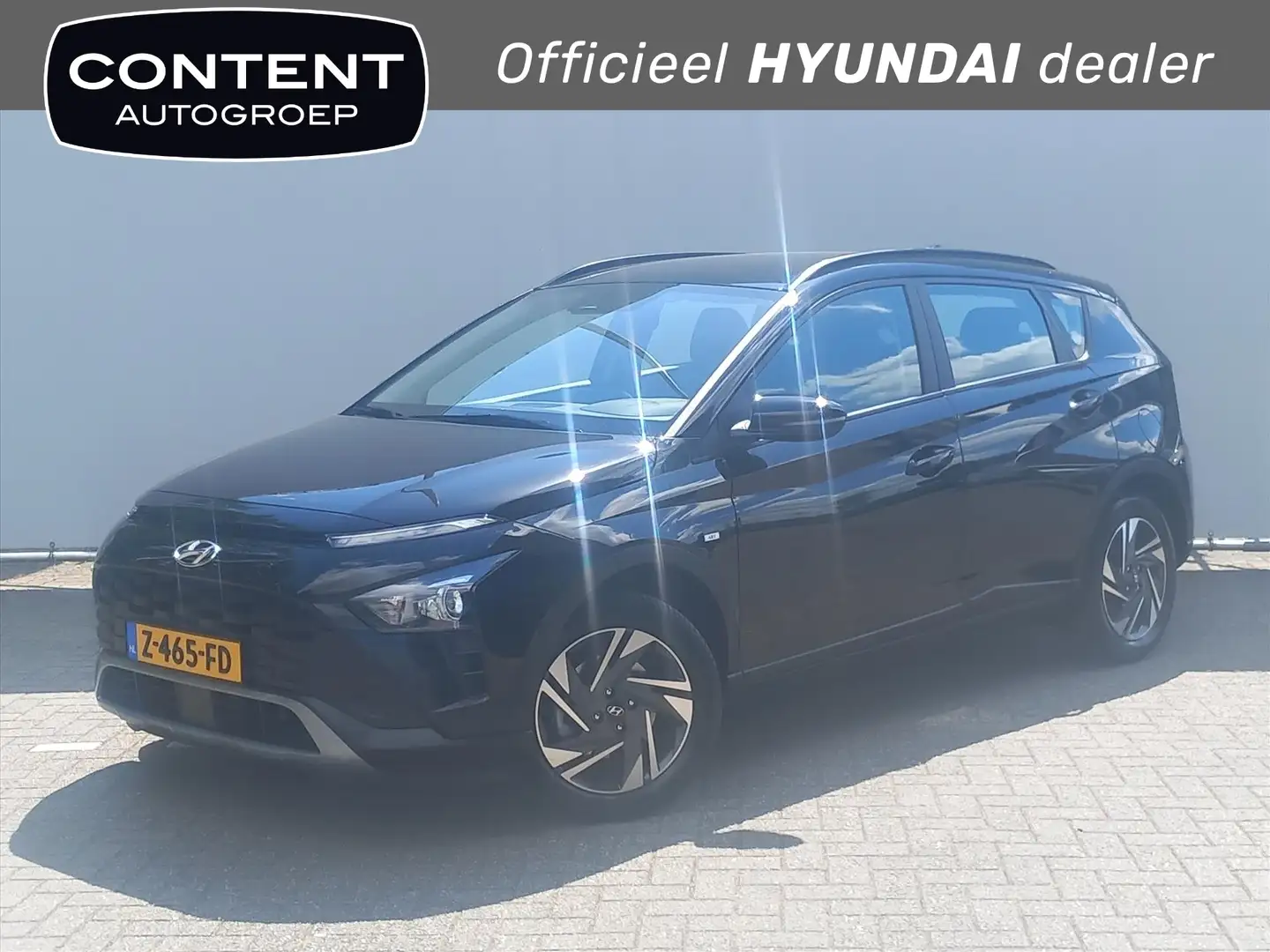 Hyundai BAYON 1.0 T-GDI 48V 100PK Comfort Smart | Navi | Cruise Zwart - 1