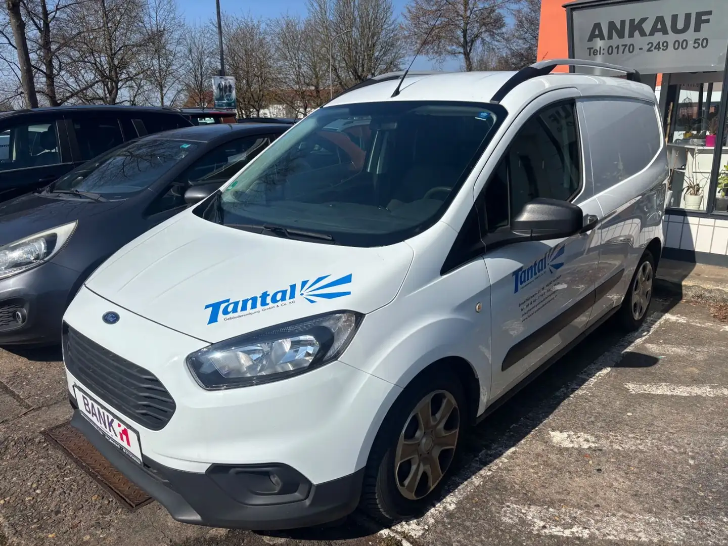 Ford Transit Courier FLÜGELTÜREN 8 FACH BEREIFT 1 HD Weiß - 2