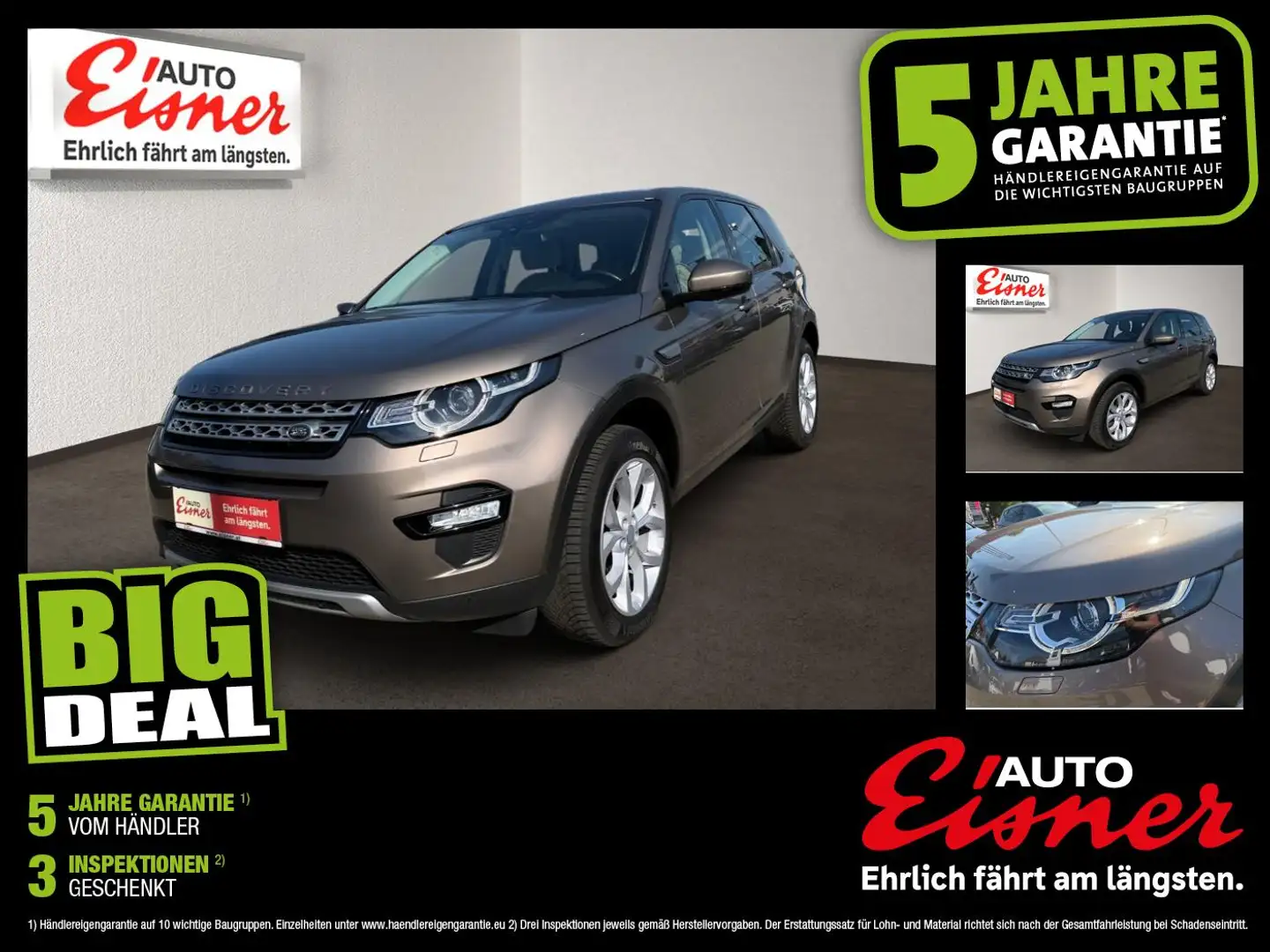 Land Rover Discovery Sport 2.0 TD4 HSE 2xKlima AUT BiXenon Grau - 1