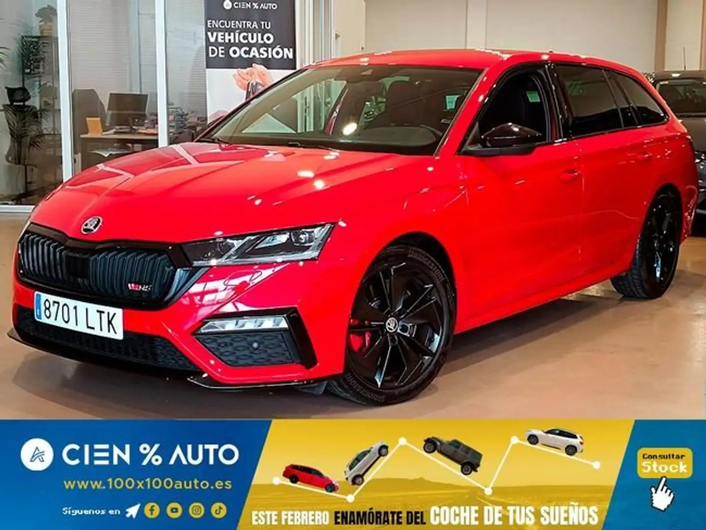 Skoda Octavia Combi 2.0 TSI RS DSG 180kW Rojo - 1