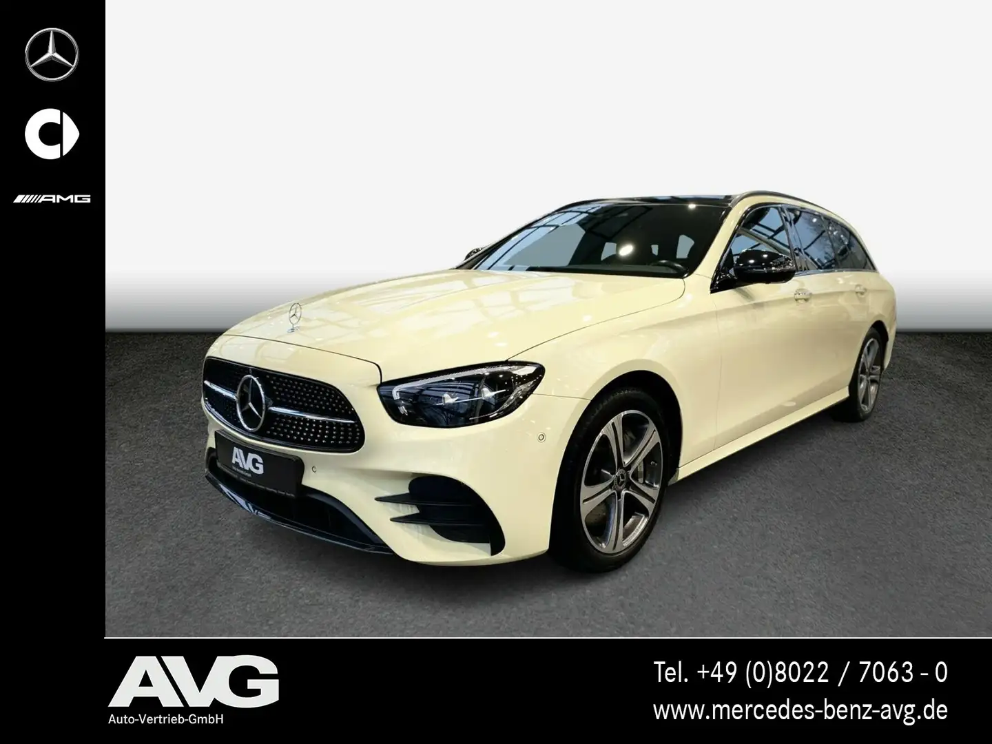 Mercedes-Benz E 400 E 400 d 4M TAXI HUD|LUFT|PANO|AMG|AHK|DAS TAXI Argent - 1