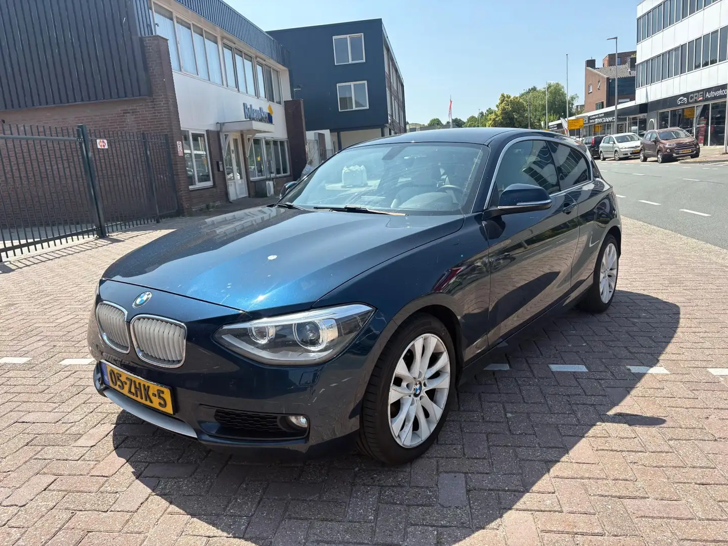 BMW 116 1-serie 116i 3drs. Airco Navi Cruise Control APK N Blauw - 1