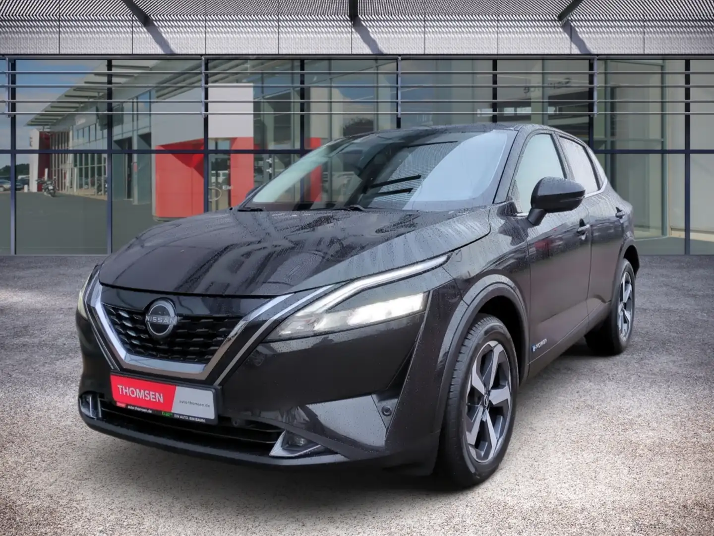 Nissan Qashqai 1.5 VC-T N-Connecta e-Power ACC AUT LED Zwart - 2