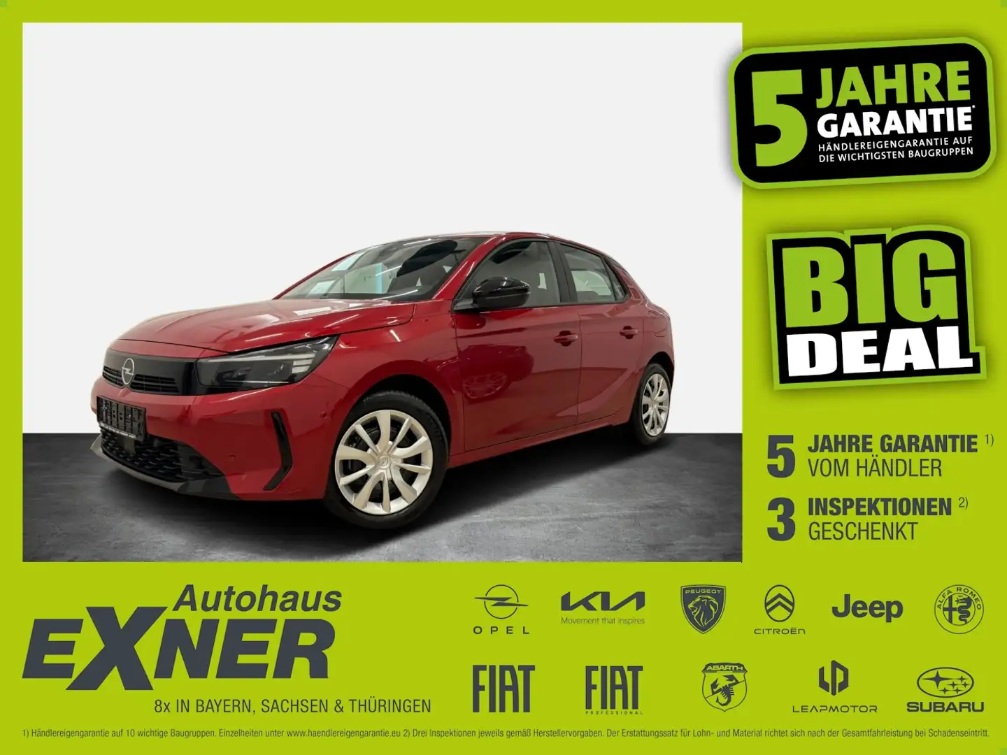 Opel Corsa F 1.2 Klimaanlage, LED, Sitzheizung Rot - 1
