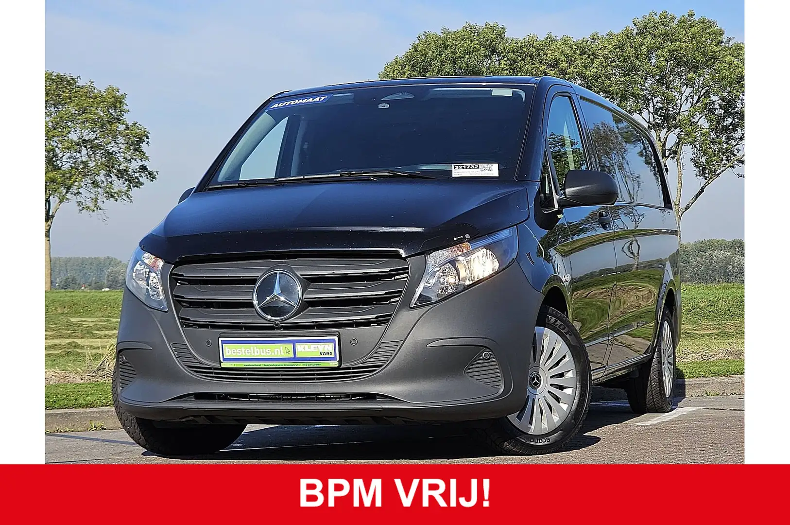Mercedes-Benz Vito 114 CDI L3 Automaat Achterdeuren Airco 143Pk Euro6 Schwarz - 2