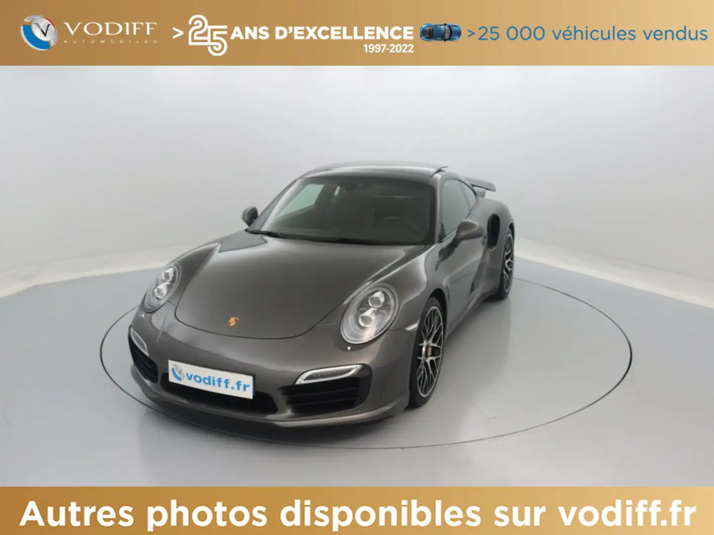 Porsche 991 TURBO S 3.8 PDK 560 CV Gri - 1