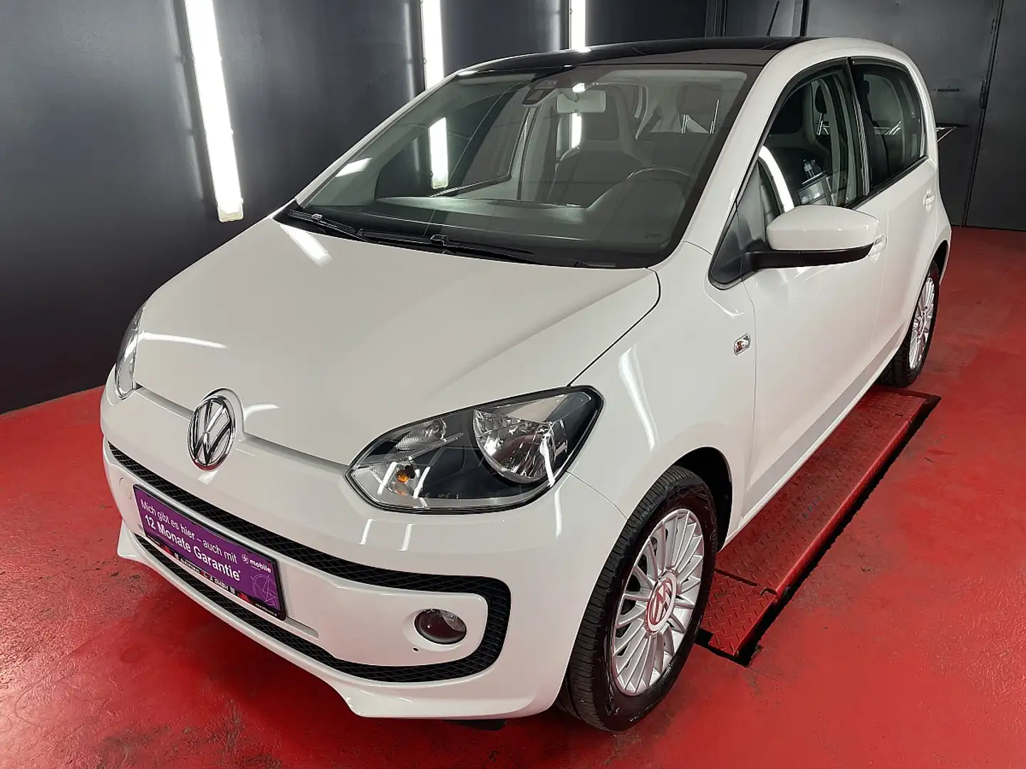 Volkswagen Up 1,0 *Sky *Panorama *1.Besitz *4-türig Blanc - 2