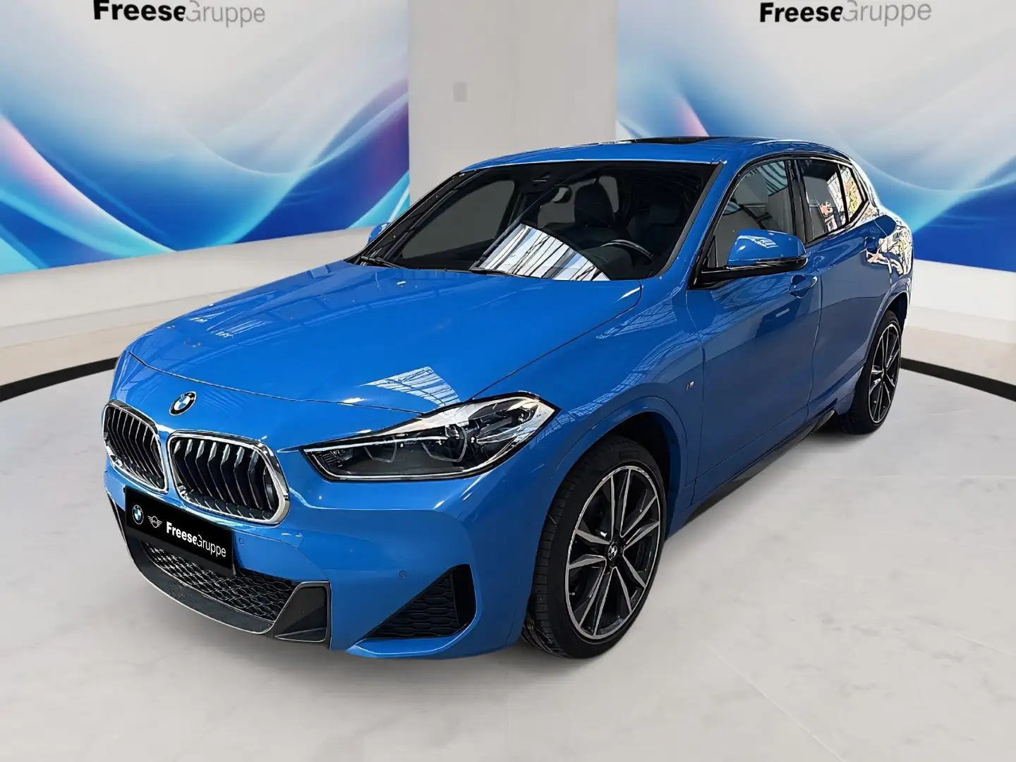 BMW X2 xDrive18d Head-Up DAB LED RFK AHK Klimaaut. Bleu - 1