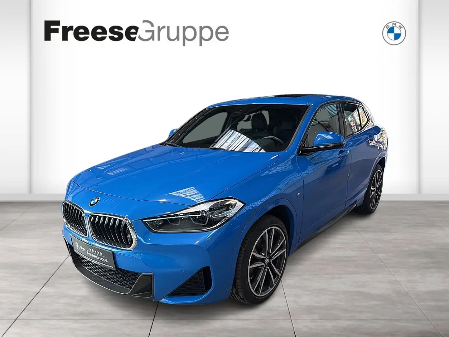 BMW X2 xDrive18d Head-Up DAB LED RFK AHK Klimaaut. Blau - 1