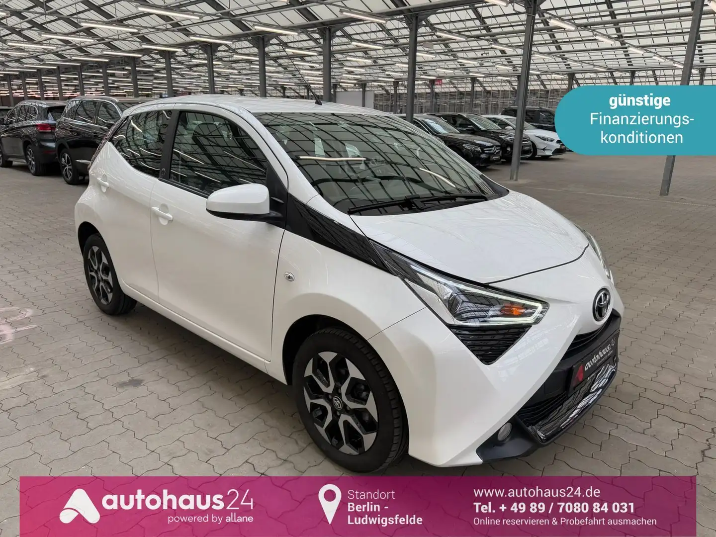 Toyota Aygo 1.0 Team D Carplay|CAM|Klima Blanc - 1