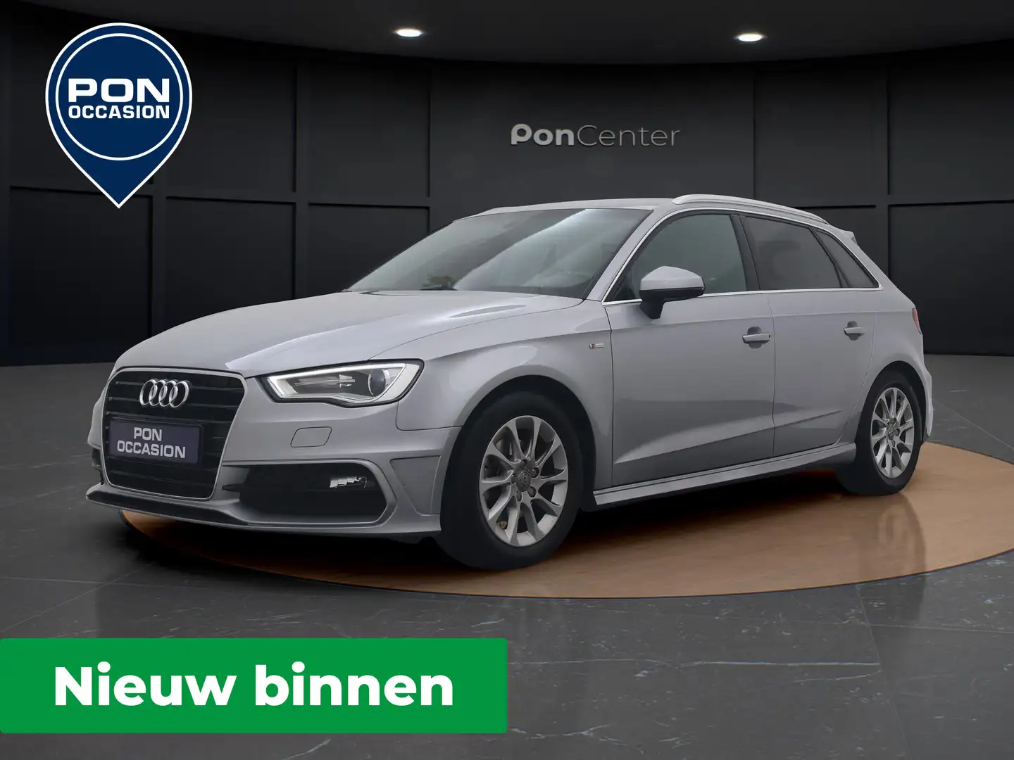 Audi A3 Sportback 1.4 TFSI Sport S-line | Trekhaak | Navig Grijs - 1