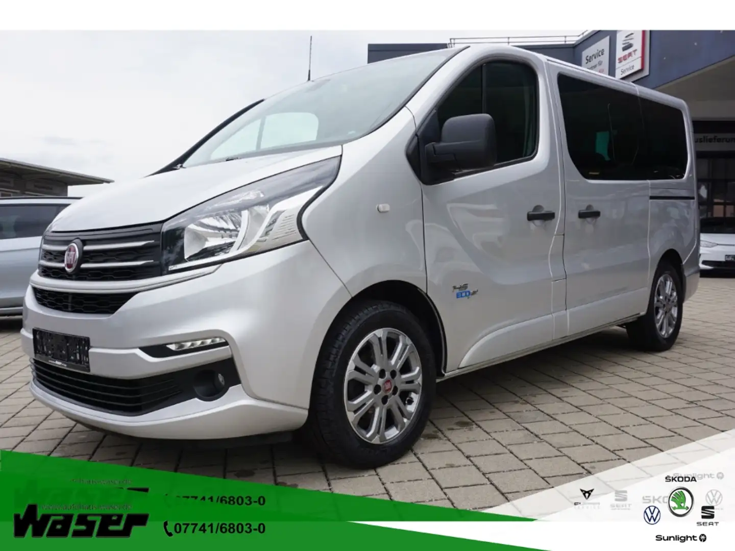 Fiat Talento 2.0 Ecojet 145 Turbo L1H1 Family Navi Klima Kamera Silber - 1