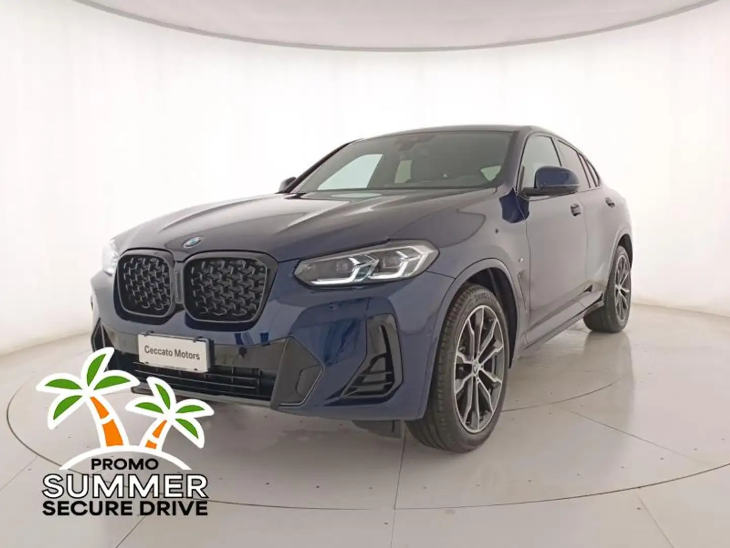 BMW X4 xdrive20d mhev 48V Msport auto Niebieski - 1