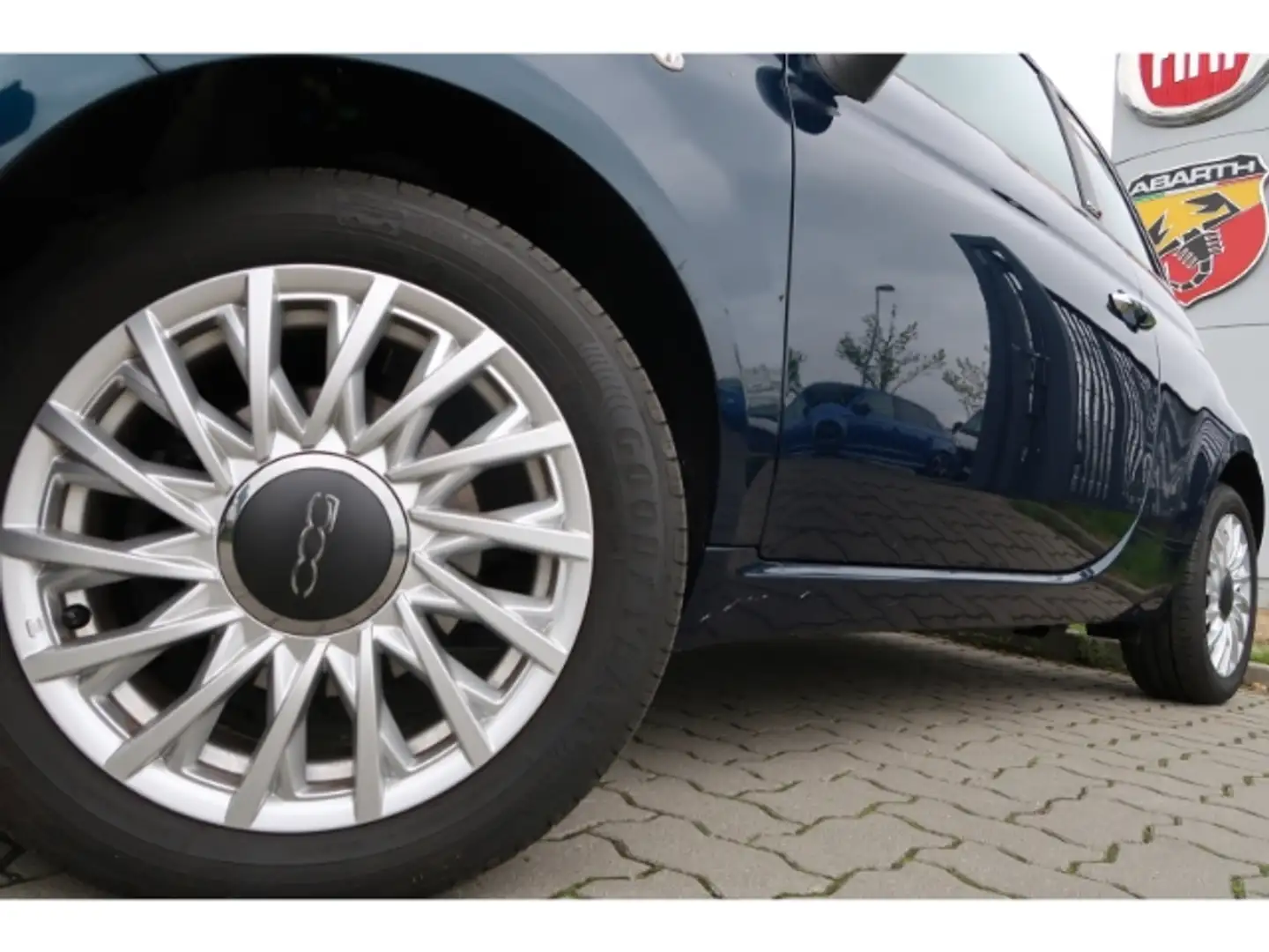 Fiat 500C Lounge 1.0 Mild Hybrid Uconnect PDC Klima Bleu - 2
