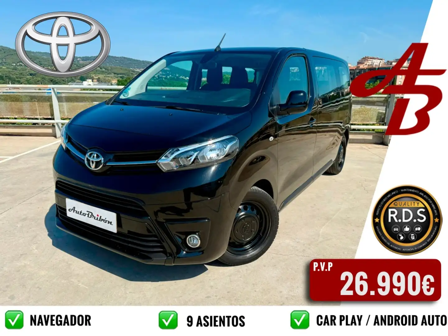 Toyota Proace Shuttle L2 1.5D 9pl. VX 120 Zwart - 1