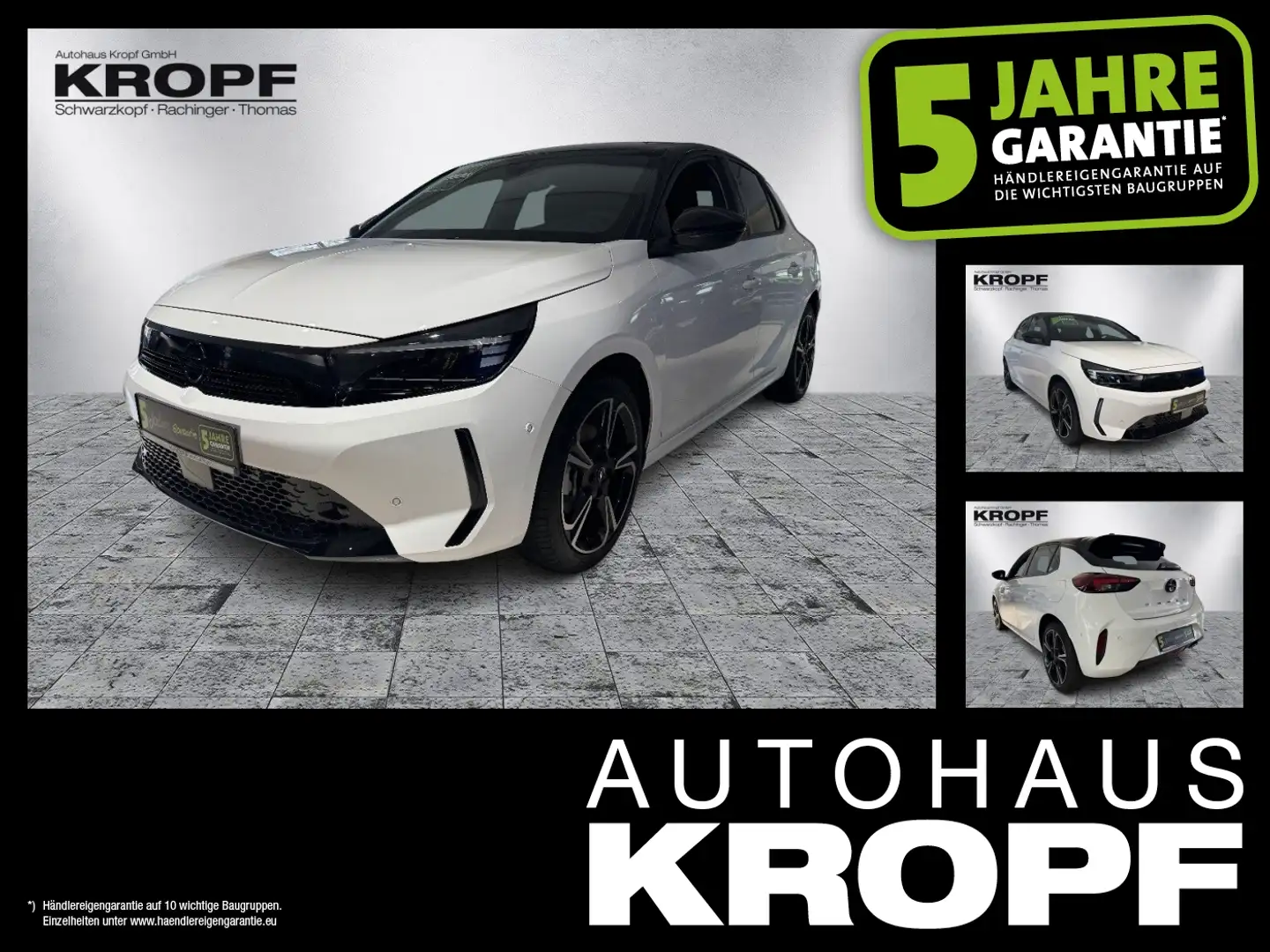 Opel Corsa F 1.2 GS  LM KAM LED Navi Fin. ab 2,99% Weiß - 1