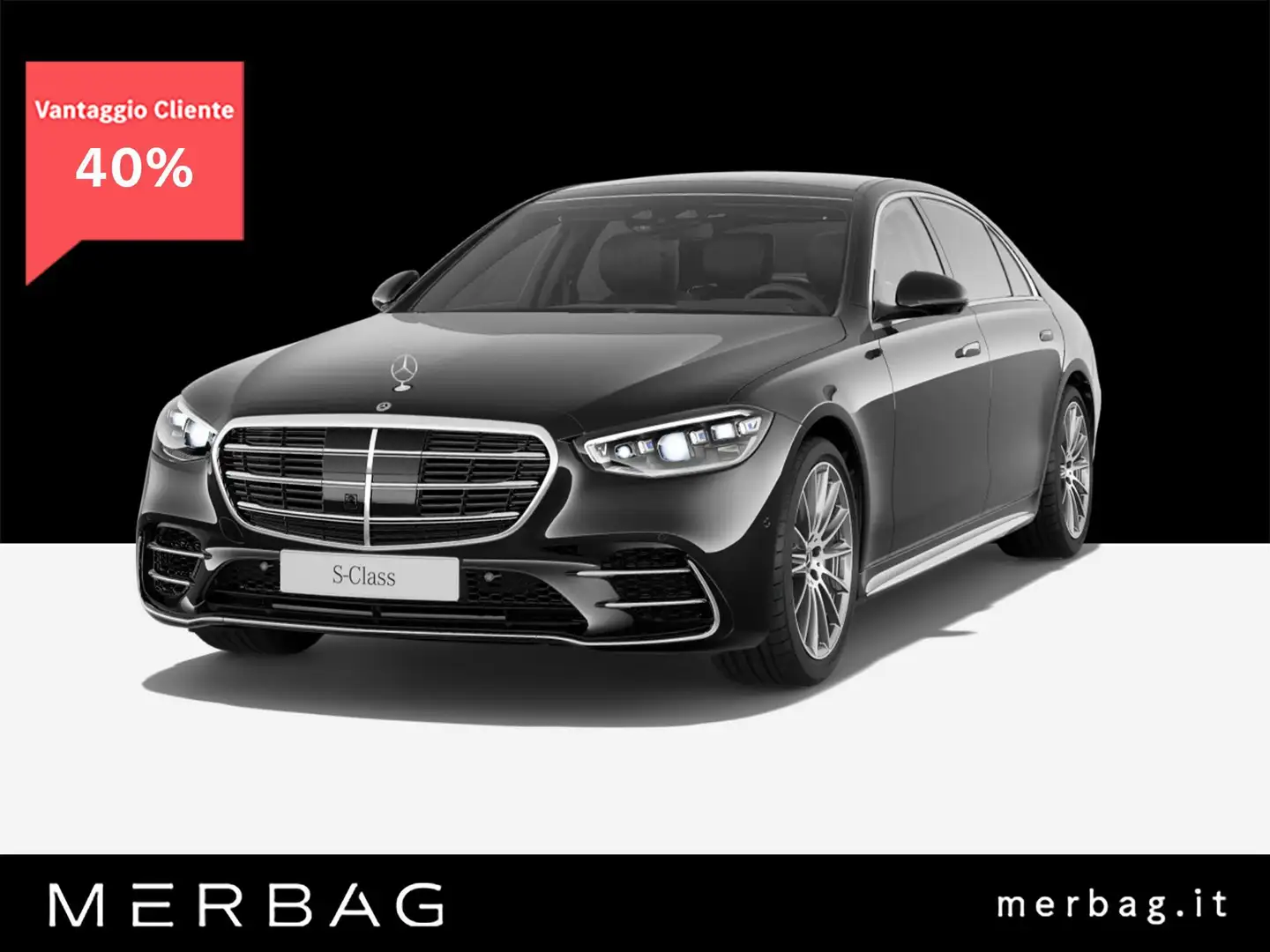 Mercedes-Benz S 350 d Premium Plus Lunga Schwarz - 1