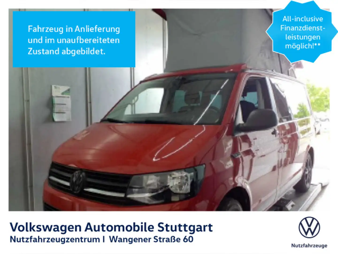 Volkswagen T6 California Beach 2.0 TDI Euro 6b Standheizung Roşu - 1