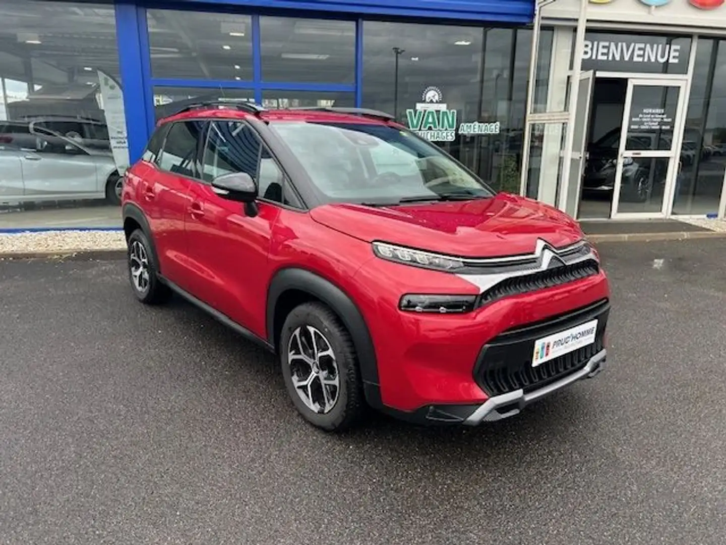 Citroen C3 Aircross BLUEHDI 110CH S\u0026S SHINE Rouge - 2