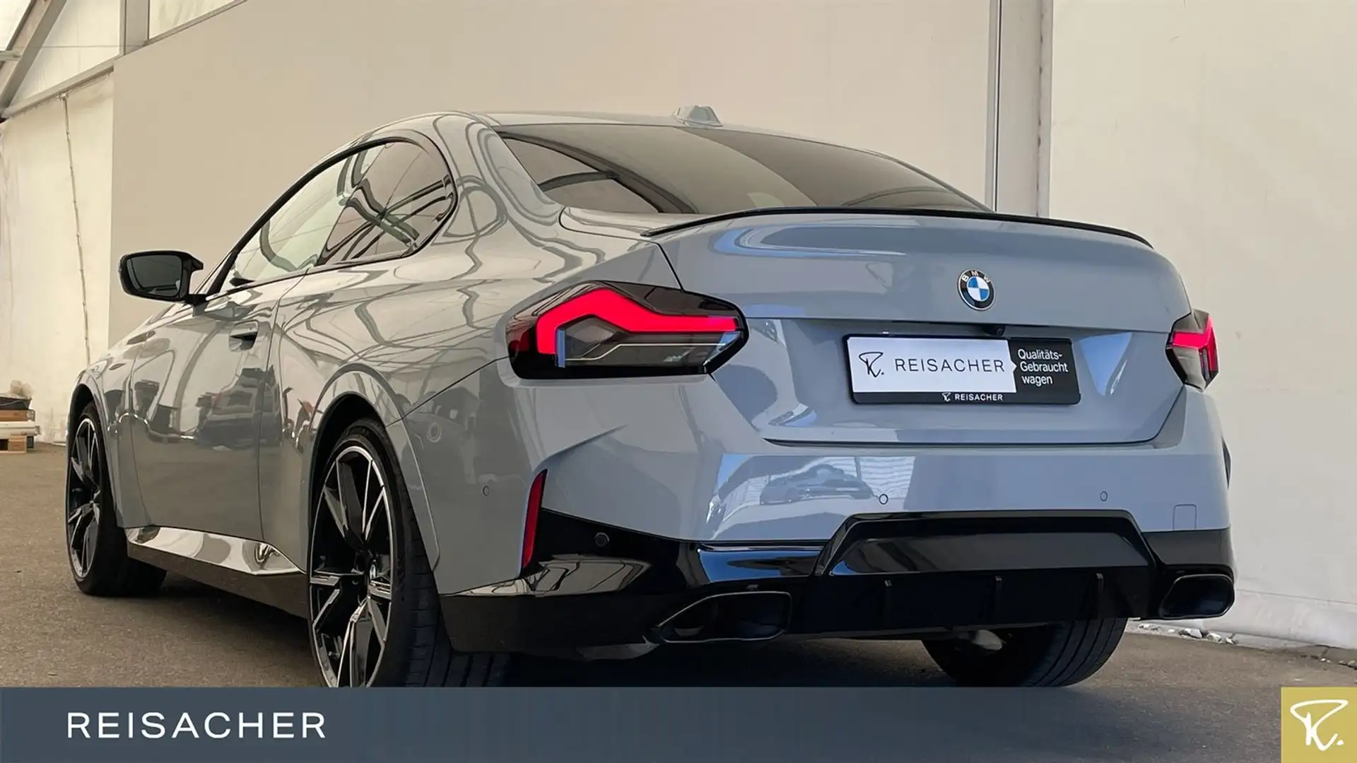 BMW 240 A xDr Coupé M SportPRO AHK RFK H&K HuD 19" Grau - 2