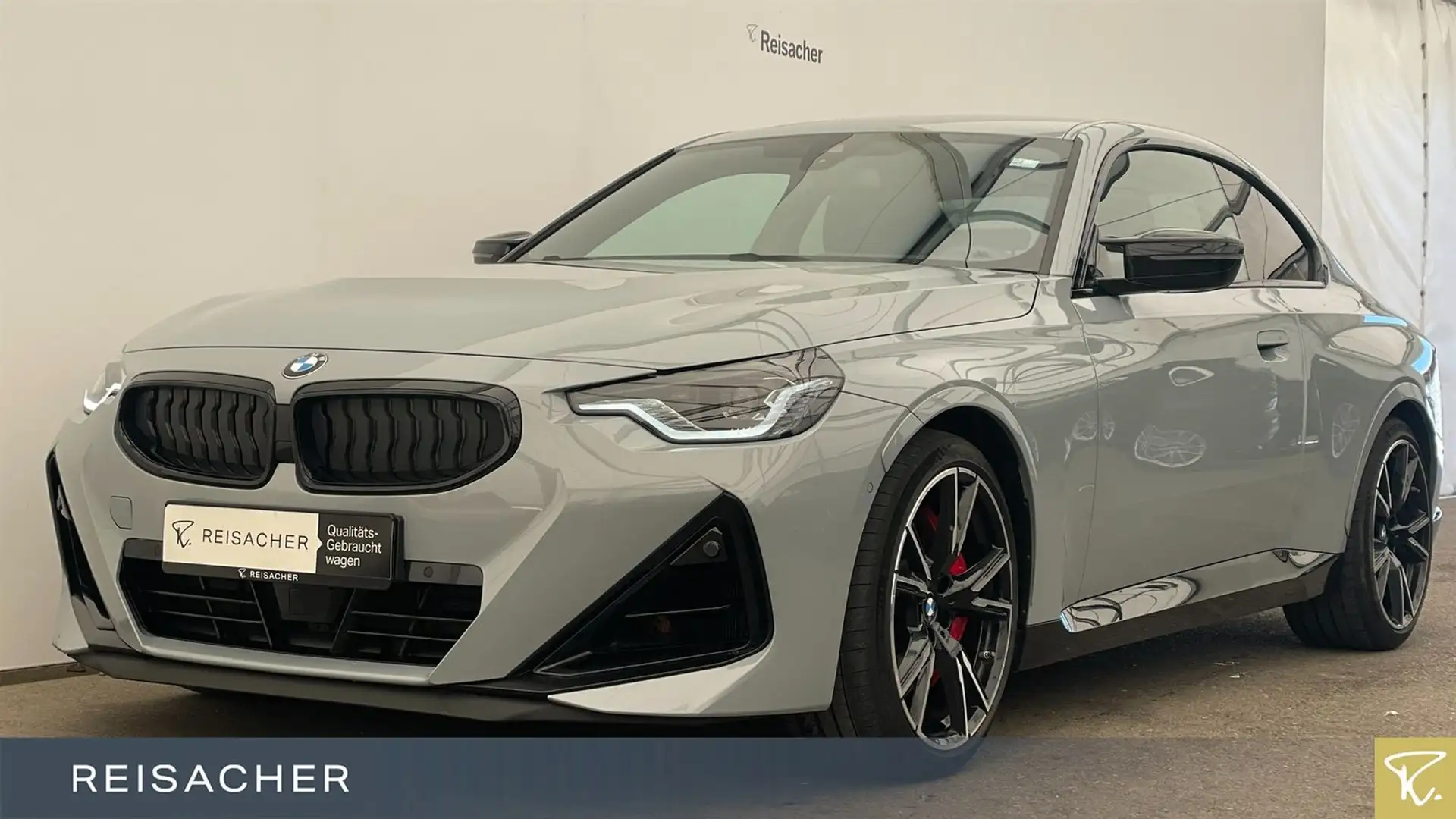 BMW 240 A xDr Coupé M SportPRO AHK RFK H&K HuD 19" Grau - 1