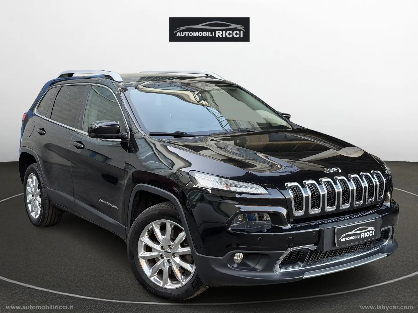 Jeep Cherokee 2.2 Mjt II 4WD AD.I Limited Zwart - 1