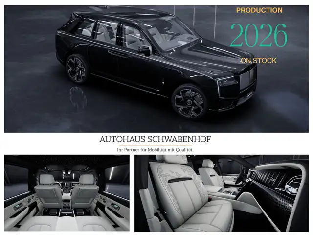 Rolls-Royce Cullinan BLACK BADGE | Produktion 2026 | 4 Seats