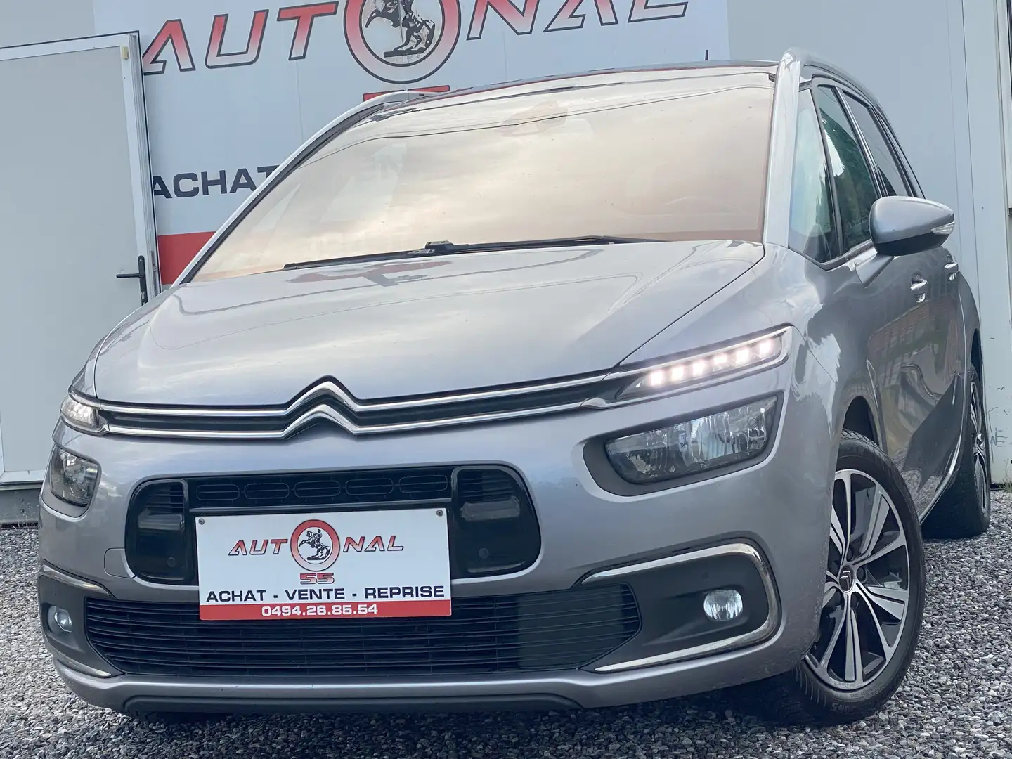 Citroen C4 SpaceTourer 1.5 BlueHDi**7 PLACES*1MAIN*CARNET*GPS*CUIR*CAMERA Gris - 1