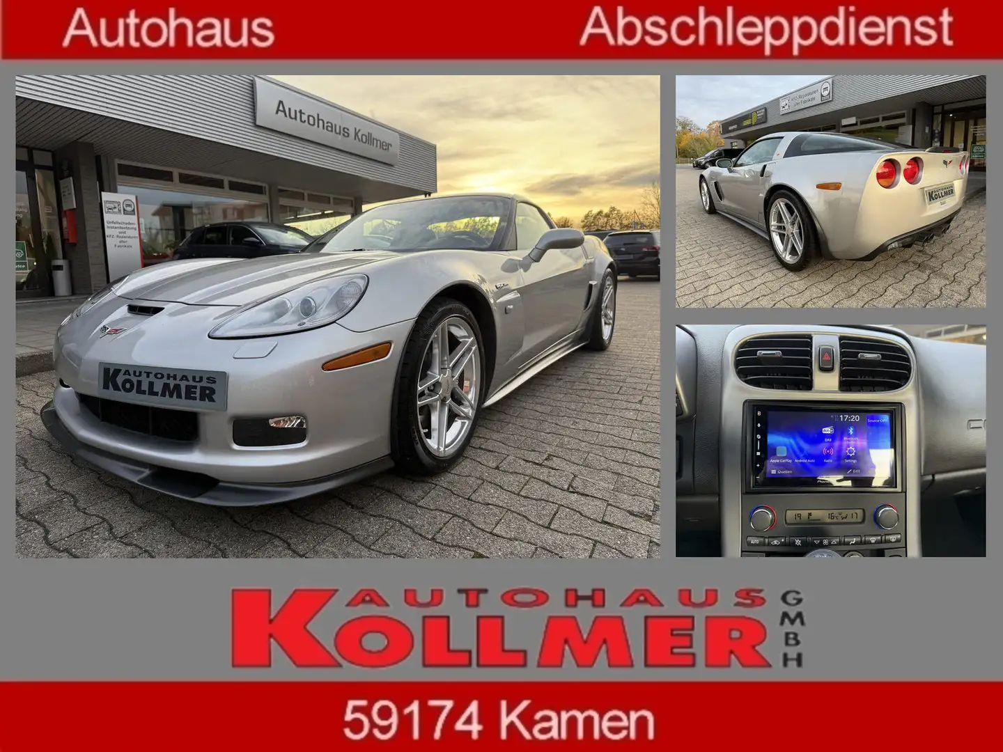Corvette Z06 BOSE*HUD*STOPTECH*GEIGER*HALLTECH Silber - 1
