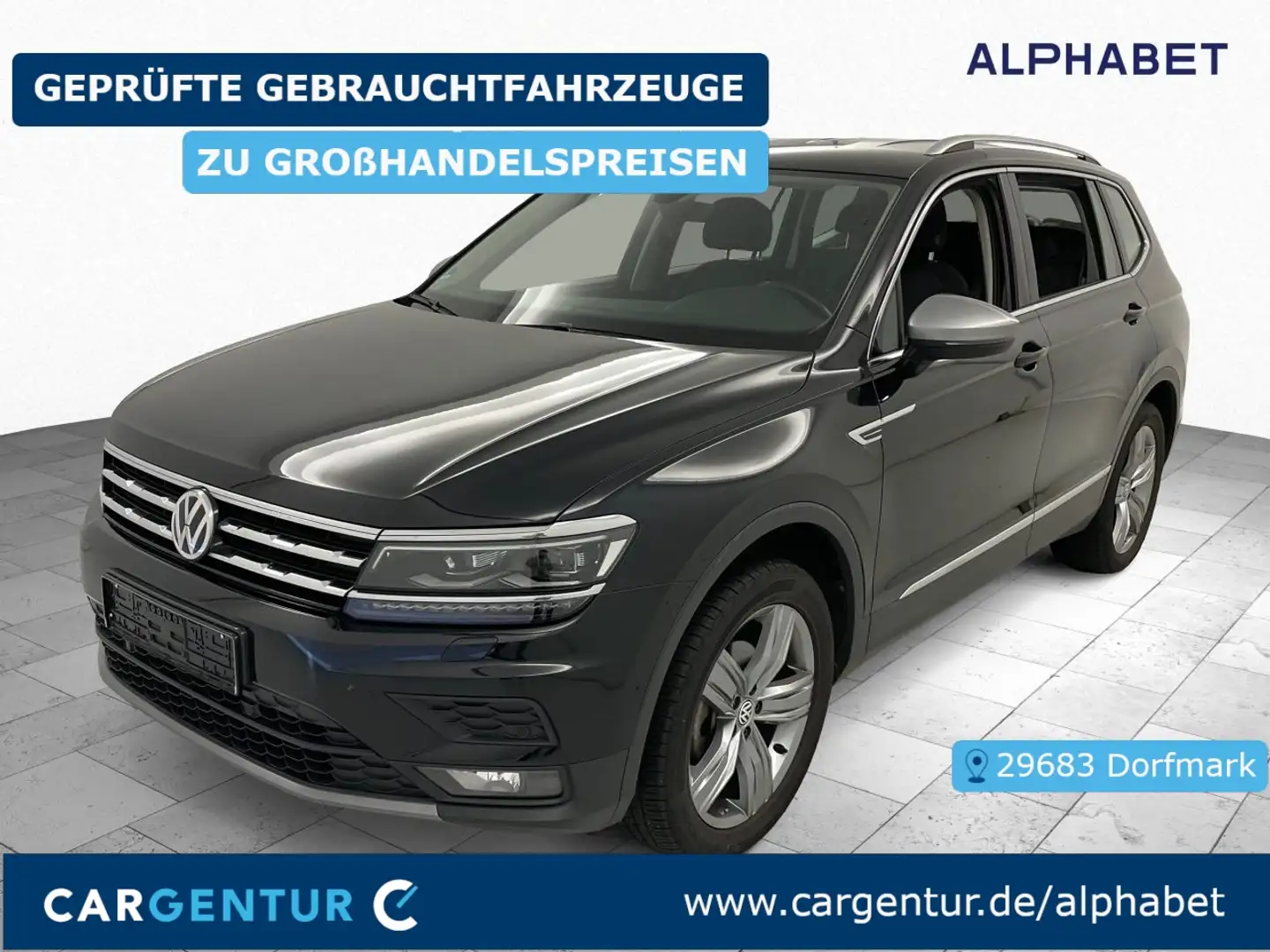 Volkswagen Tiguan Allspace 2.0 TDI Comfortline AID ACC LED Schwarz - 1