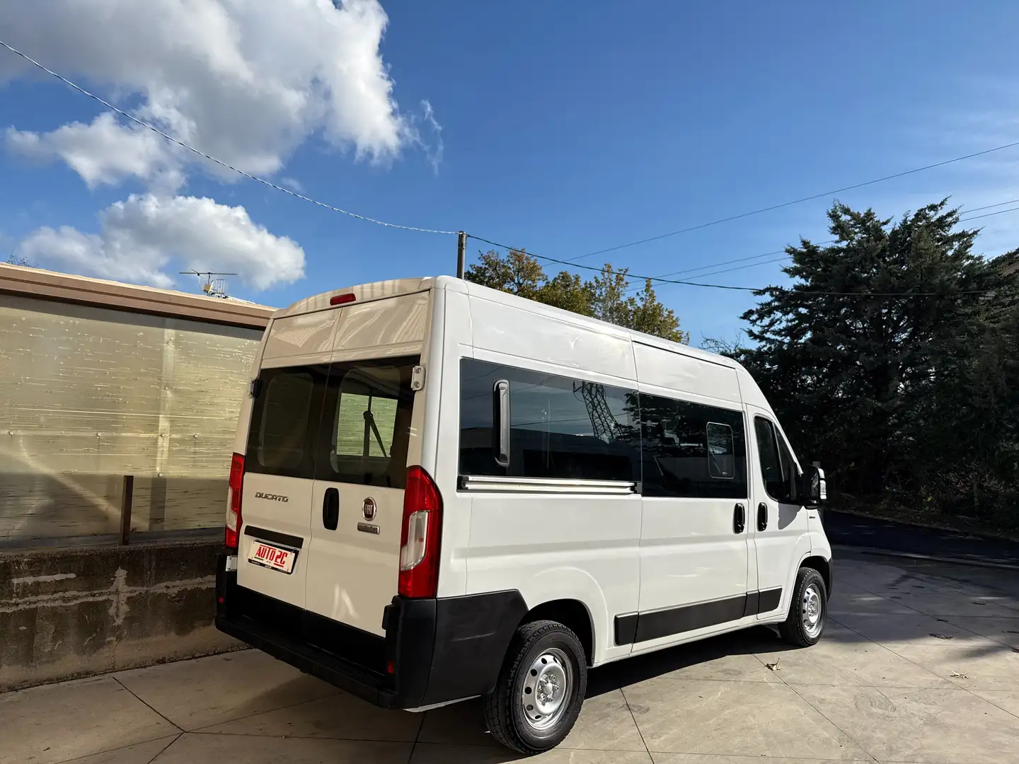 Fiat Ducato 2.3 MJT 140Cv 9 POSTI PANORAMA L2 H2 PULMINO Bianco - 2
