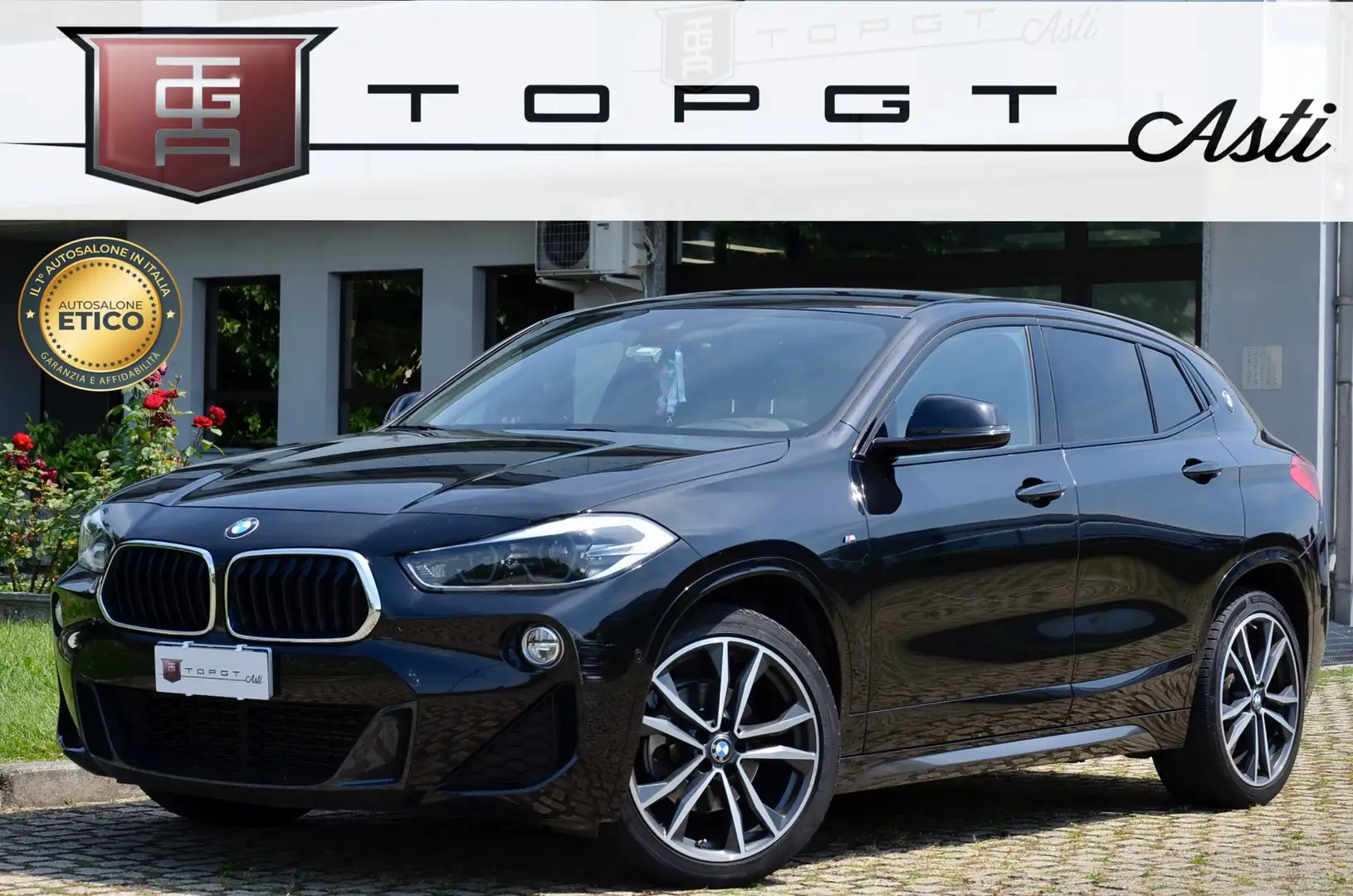 BMW X2 sdrive18d Msport 150cv auto SERVICE BMW, PERMUTE Nero - 1