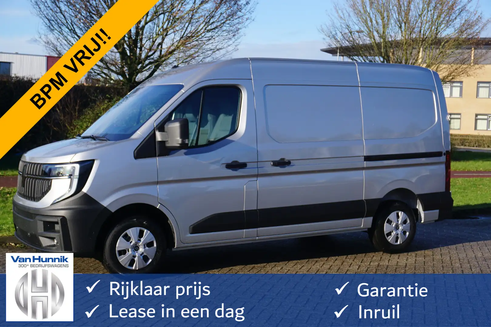 Renault Master T35 170PK L2H2 BPM VRIJ!! 10" R-Link Navi, Camera, Argintiu - 1