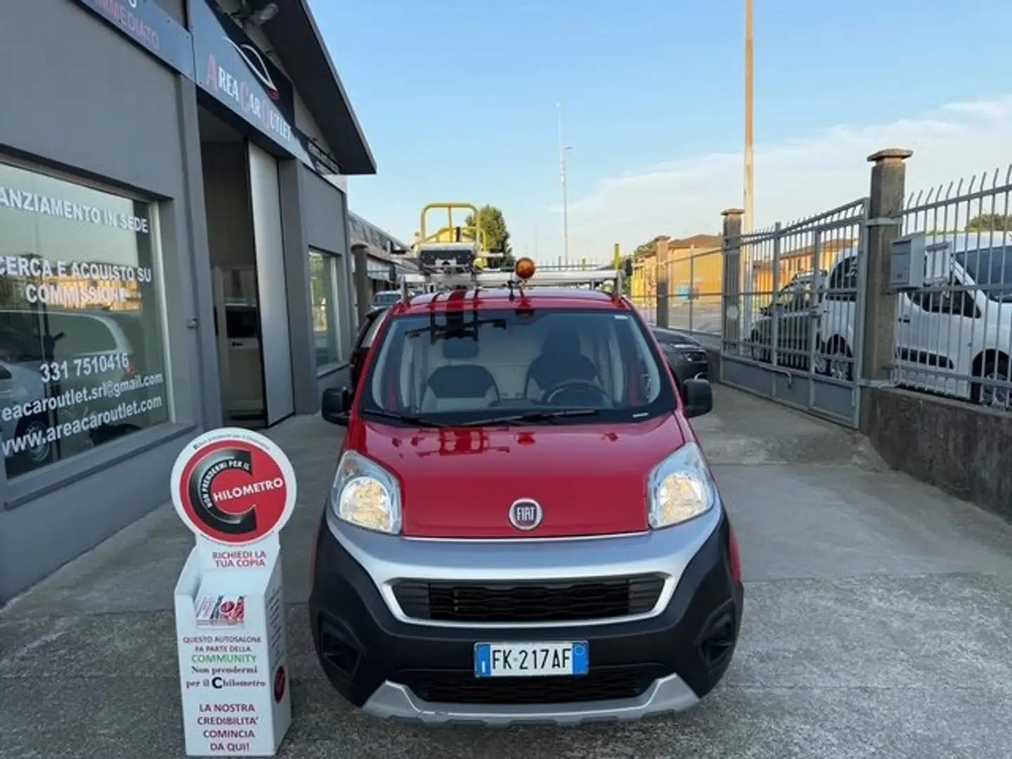 Fiat Fiorino 1.3mjt 95cv ADVENTURE*ALLESTITO*INVENTER-CASSETTI Rosso - 2
