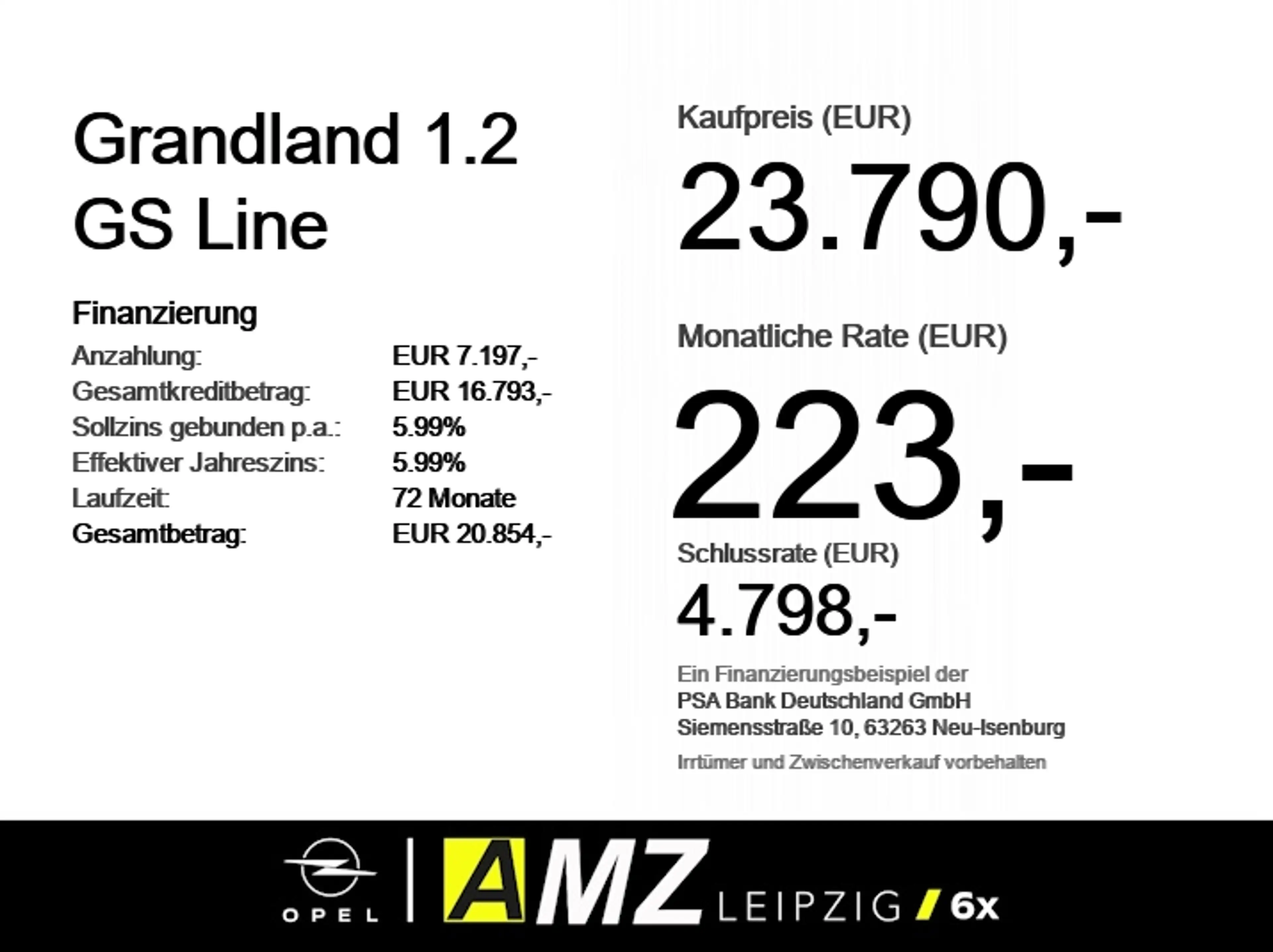 Opel Grandland 1.2 GS Line *Alcantara* — photo 6